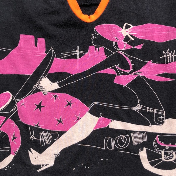 Custo Barcelona Moto Milano Italian Sport Spritex Retro Short Sleeve Top Shirt - Picture 5 of 9